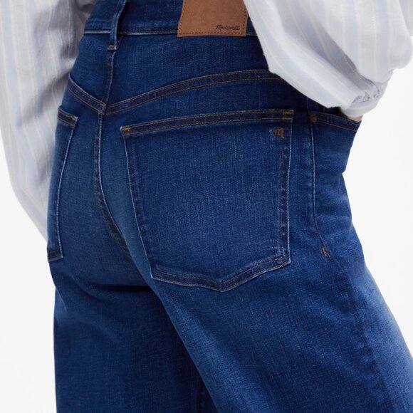 Madewell The Perfect Vintage Wide-Leg Jean, Pipestone Med Dark Blue Wash, 26 - Picture 13 of 13